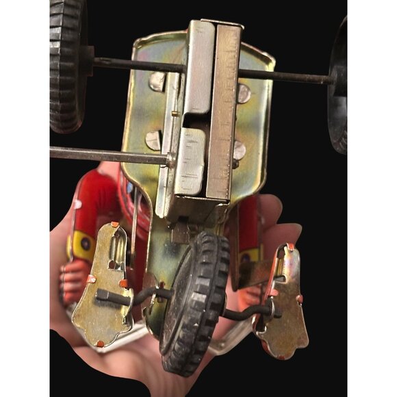 Vintage Wind-Up Duck On Bike Toy With Box Beijing No.1 Toy Factory Collectible - Picture 8 of 11